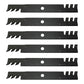(6) Mower Blades Fits Exmark 103-6403-S 60" Deck Lazer Z S/N 540,000 & Higher