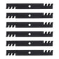 (6) Mower Blades Fits Exmark 103-6403-S 60" Deck Lazer Z S/N 540,000 & Higher