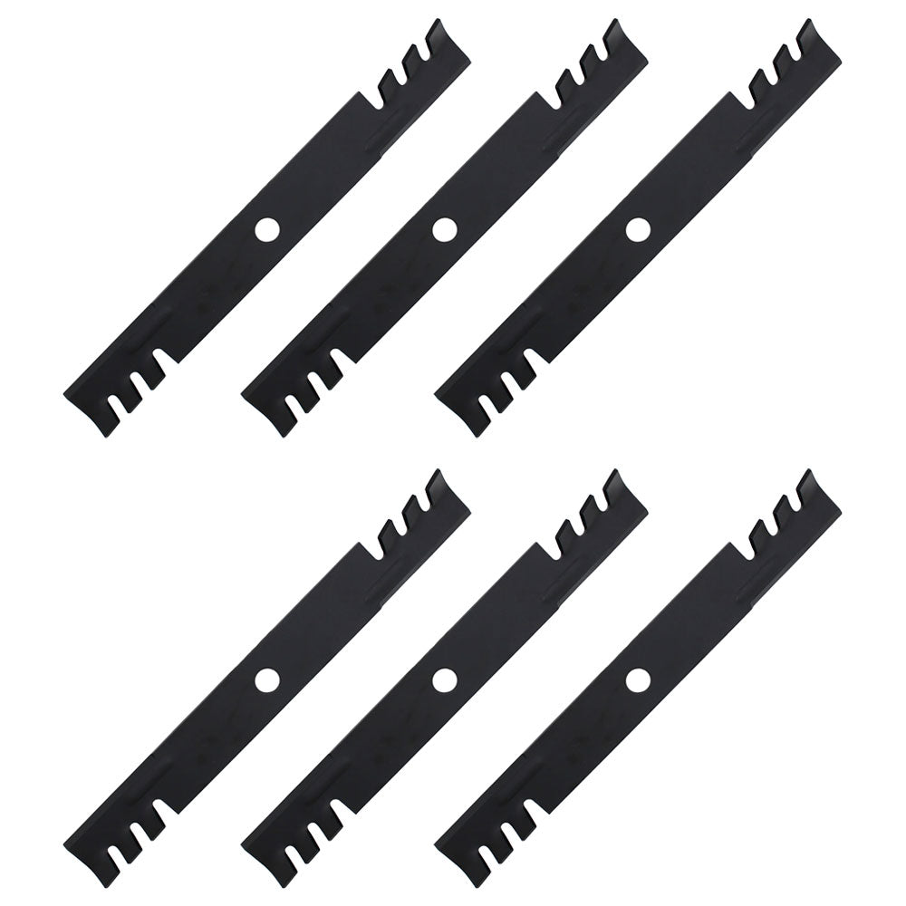 Qty 6: Toothed Mower Blade Fits Exmark Replaces 103-6393