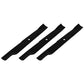 Set of 3 heavy duty fits Scag 61" mower blades 481712 super high lift