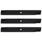 Set of 3 heavy duty fits Scag 61" mower blades 481712 super high lift