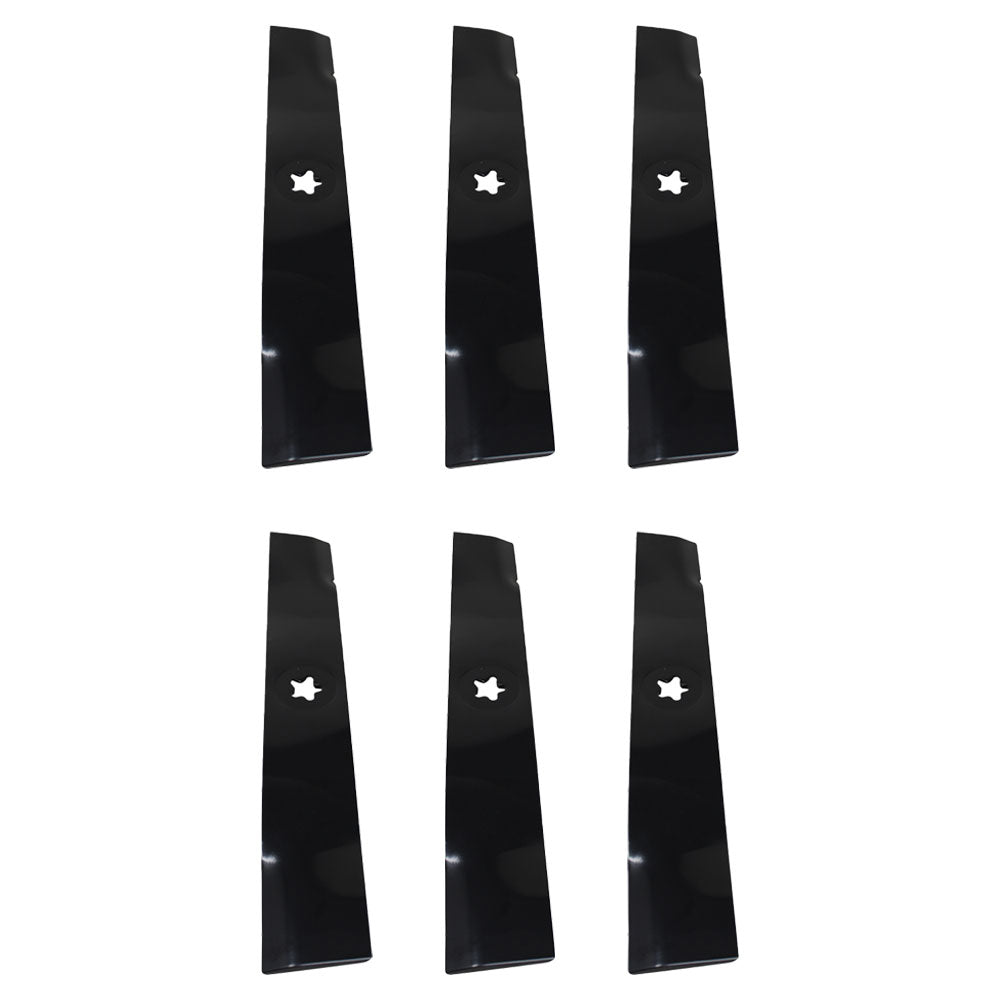 (6) Mulching Mower Blades Fits Craftsman Riding Mower 48" Deck Repl. 532173921