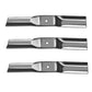 3 Heavy Duty Made Blades fits Hustler 767111 Excel 48" Short Cut Heavy Duty