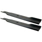 Qty 2: Mower Blade - 16-1/2" Fits John Deere Replaces AM104489