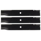 Qty 3: Mower Blade - 16-1/2" Fits Great Dane Replaces D18086