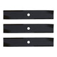 Set of (3) AM30698 14" XHT Mower Blades Fits John Deere Riding Mowers