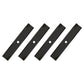 Qty 4: 14" Mower Blade
 Fits Lesco Replaces 50139