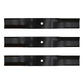 Set of 3 18" x 1/2" High List Mower Blades Fits Toro 56-2390