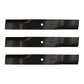 Set of 3 18" x 1/2" High List Mower Blades Fits Toro 56-2390