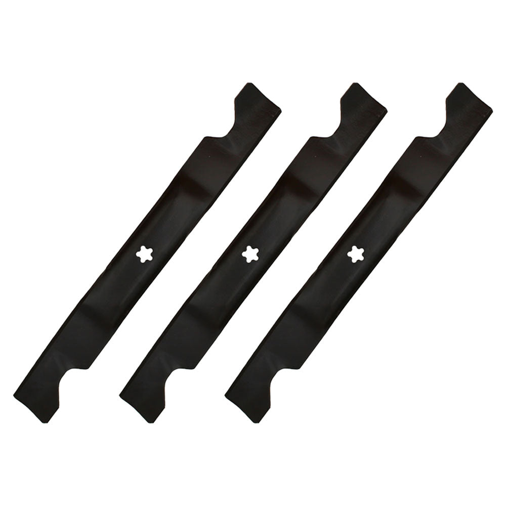 (3) Mower Blades Fits AYP Fits Husky Fits Poulan 46" Deck 176084 403107