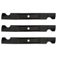 Set of 3 mower blades Fits Sears Fits Craftsman Fits Poulan 46" 575937901