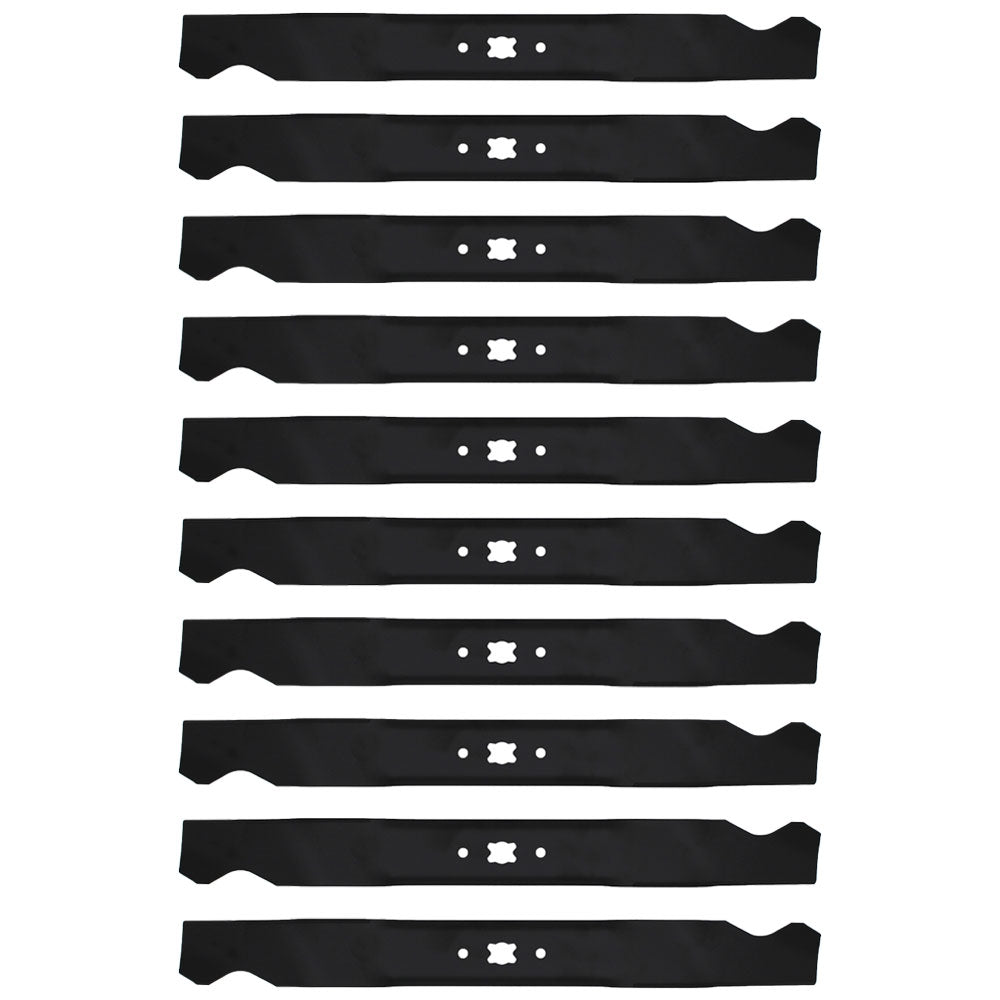 Qty 10: Mulching Blade
 Fits Bolens Replaces 742-0741