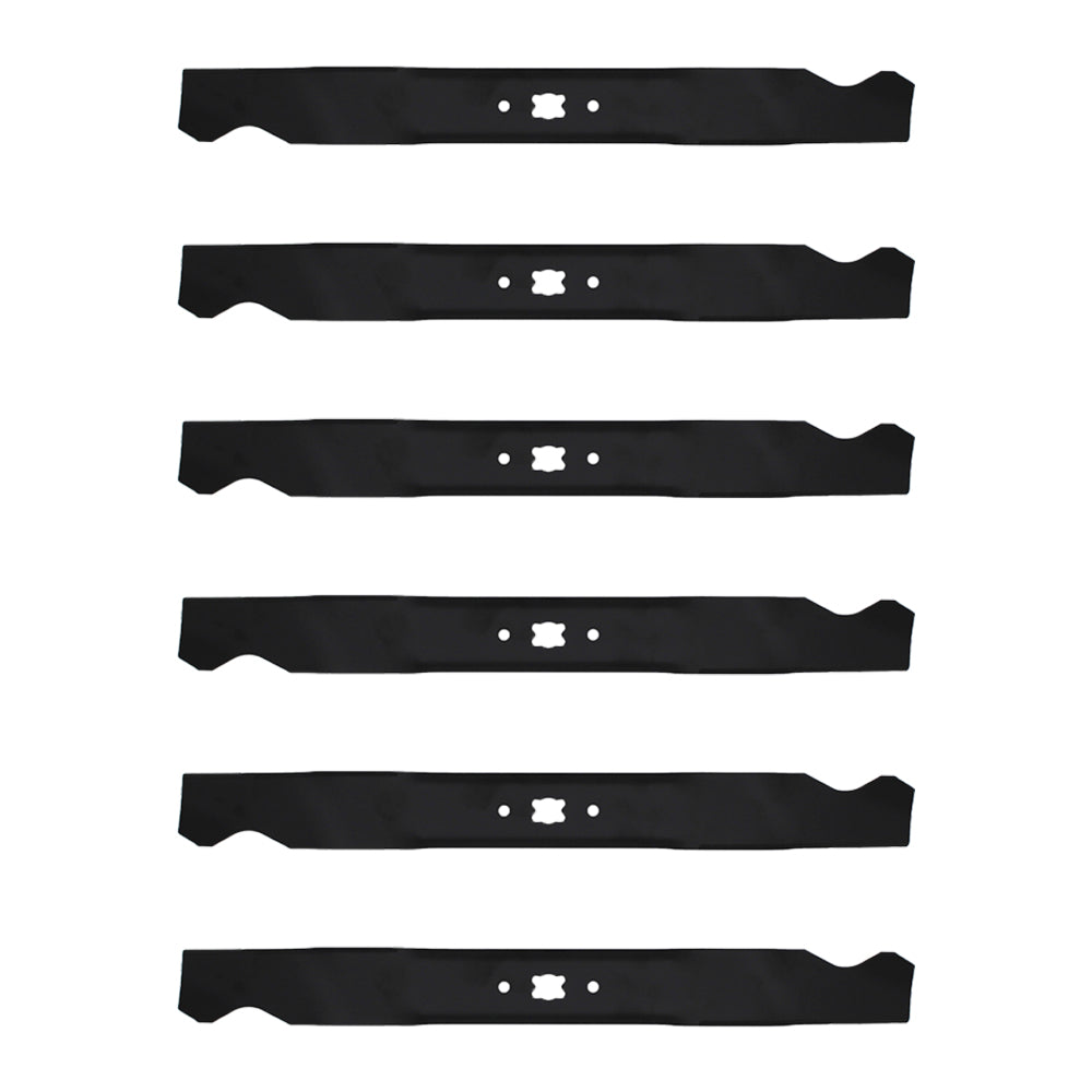 Qty 6: Mulching Blade
 Fits Stens Replaces 335-214