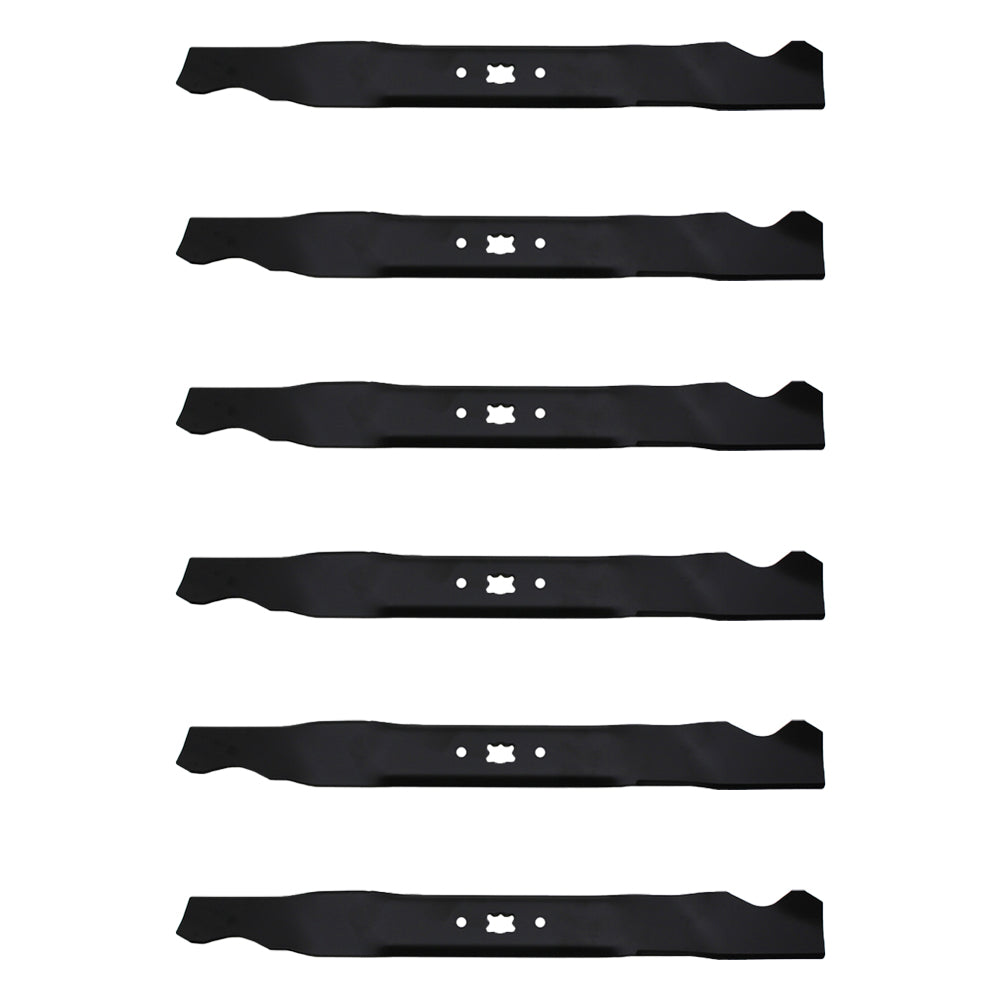 Qty 6: Mulching Blade
 Fits Lesco Replaces 082561