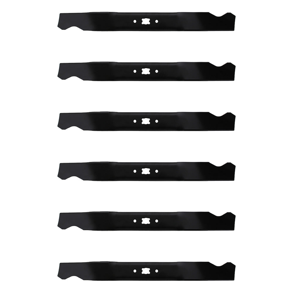 Qty 6: Mulching Blade
 Fits Lesco Replaces 082561