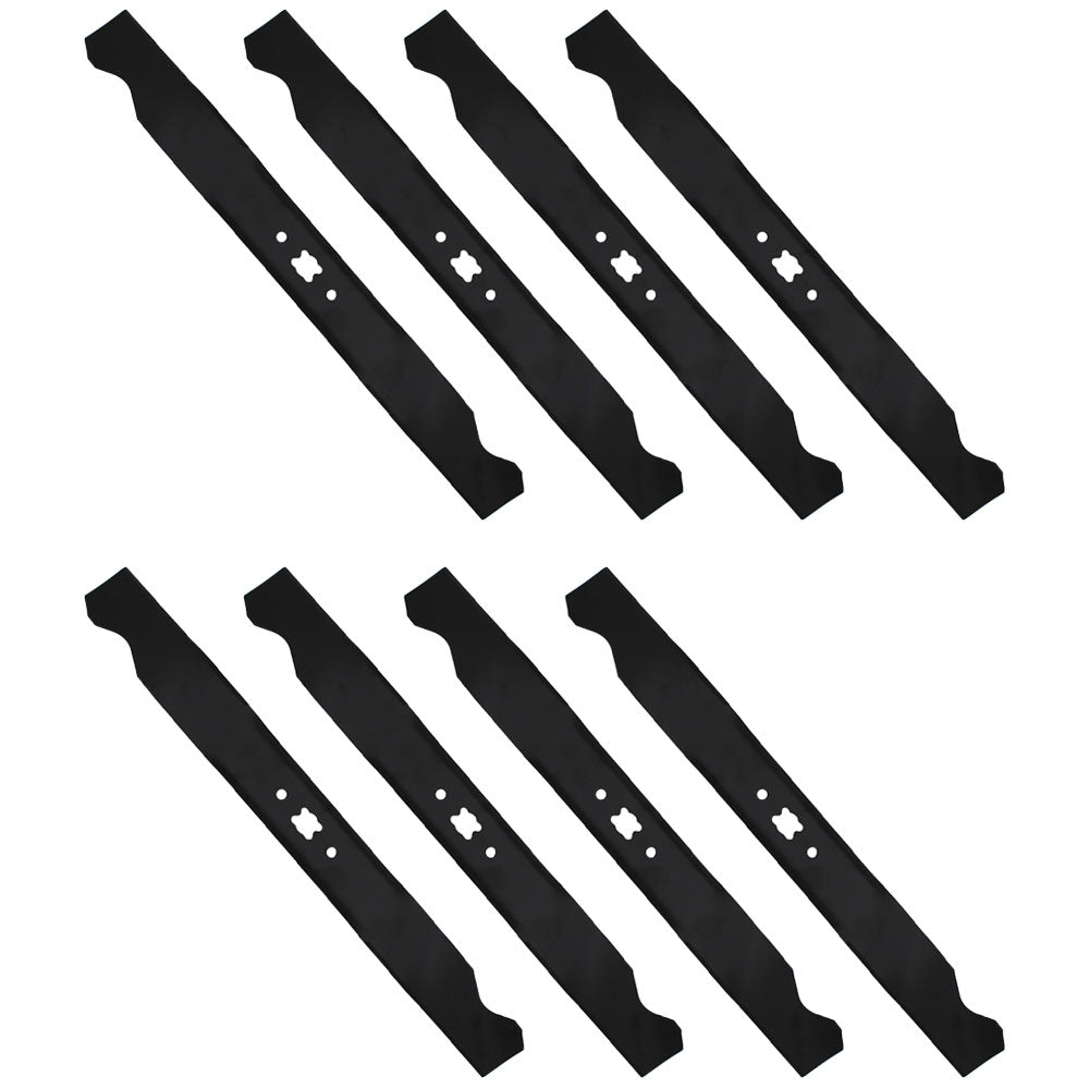 Qty 8: Mulching Blade
 Fits MTD Replaces 742-04100