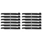 Qty 12: Lawn Mower Blade Fits AYP Replaces 127843