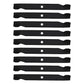 Pack of Nine (9) Notched Lawn Mower Blades 532127843 Fits Ariens 936076 Fits AYP