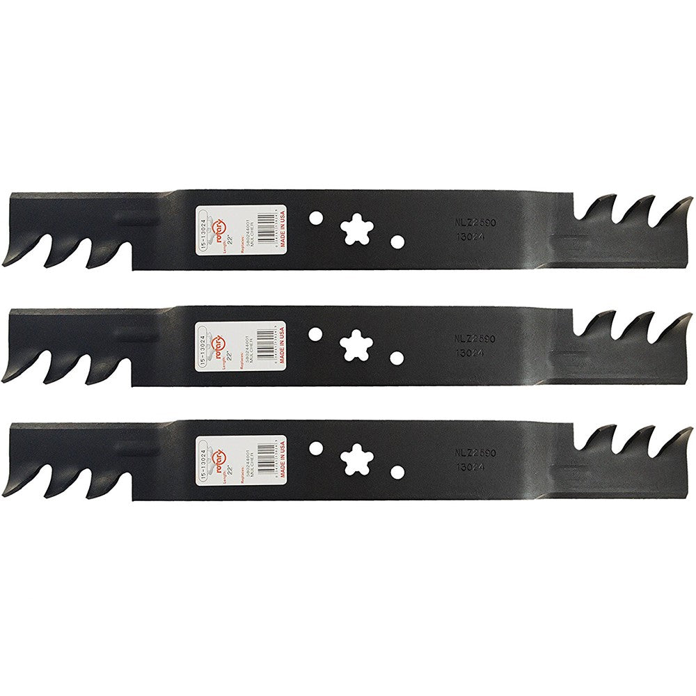 Qty 3: Mulching Blade Fits Husqvarna Replaces 580-244001