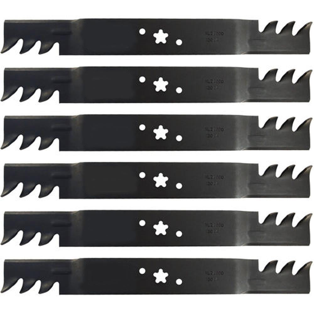 Qty 6: Mulching Blade
 Fits Husqvarna Replaces 580-244001