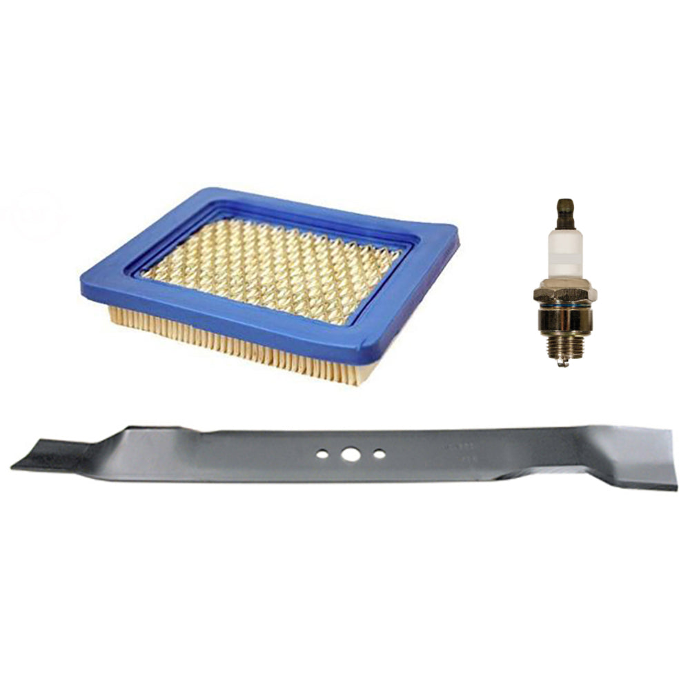 Mower Blade w/ Air Filter & Spark Plug Fits AYP Replaces 134768