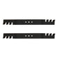 Qty 2: Toothed Mulching Blade
 Fits Toro Replaces 108-9764-03