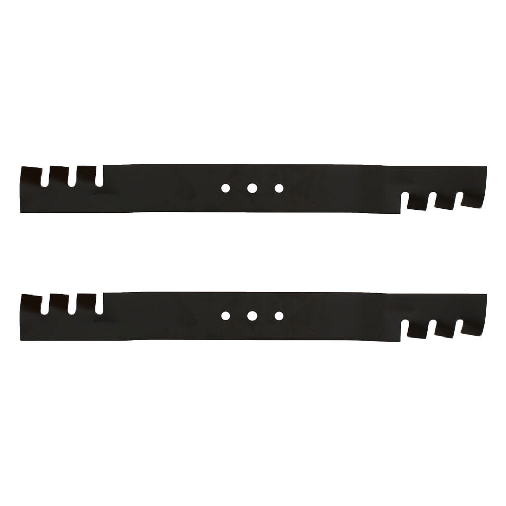 Qty 2: Toothed Mulching Blade
 Fits Toro Replaces 108-9764-03