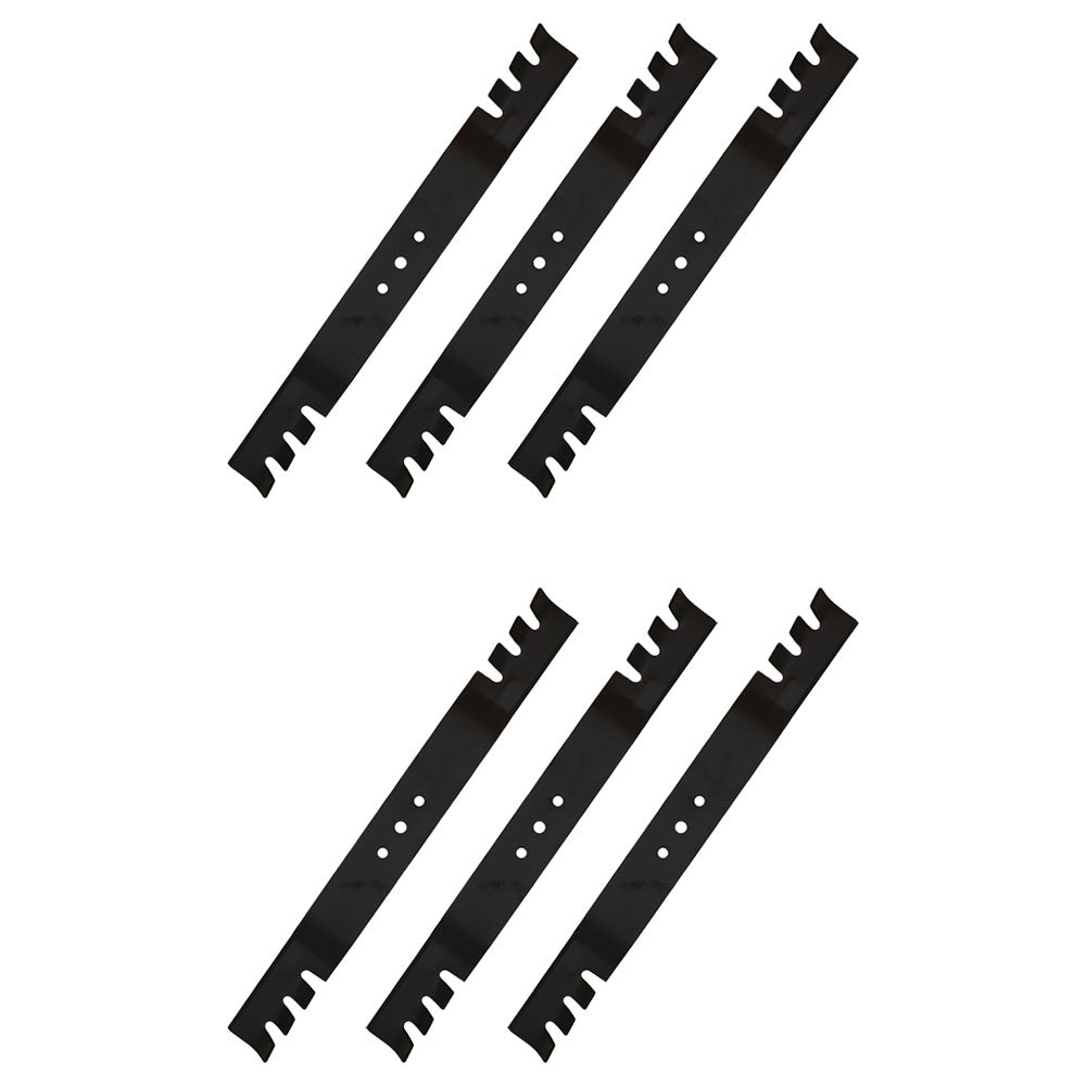 Qty 6: Toothed Mulching Blade Fits Toro Replaces 108-9764-03