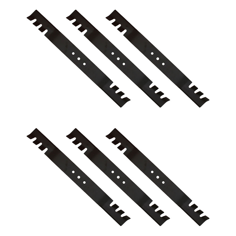 Qty 6: Toothed Mulching Blade Fits Toro Replaces 108-9764-03
