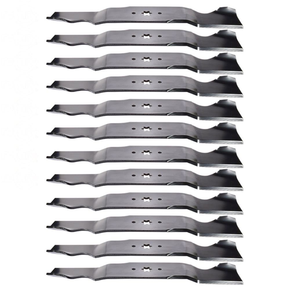 12PK Blades Fits Cub Cadet GT1054 GTX1054 GT1554 w/ 54" Deck 942-0677B
