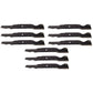 9PK High Lift Blades Fits Cub Cadet GT1054 GTX1054 GT1554 54" 942-0677B