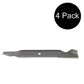 Set of (4) 21-3/16" X 6 Point Star Mower Blades Fits Multiple Mower Models