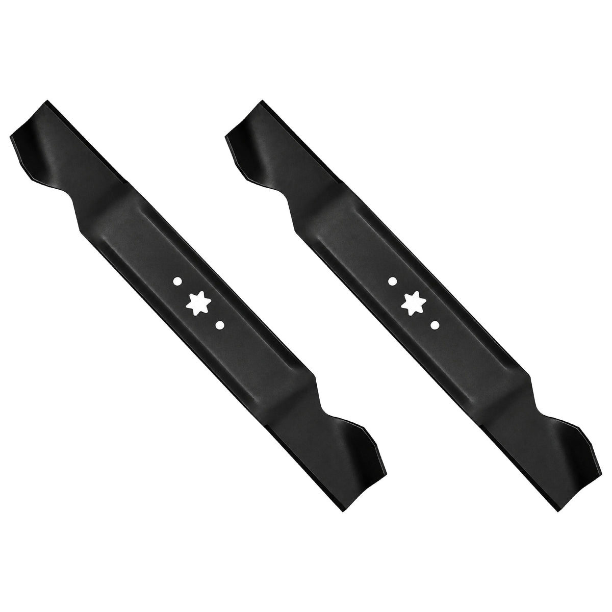 (2) Aftermarket Standard Mower Blades Requires (2) Blades for 42" Deck Fits MTD
