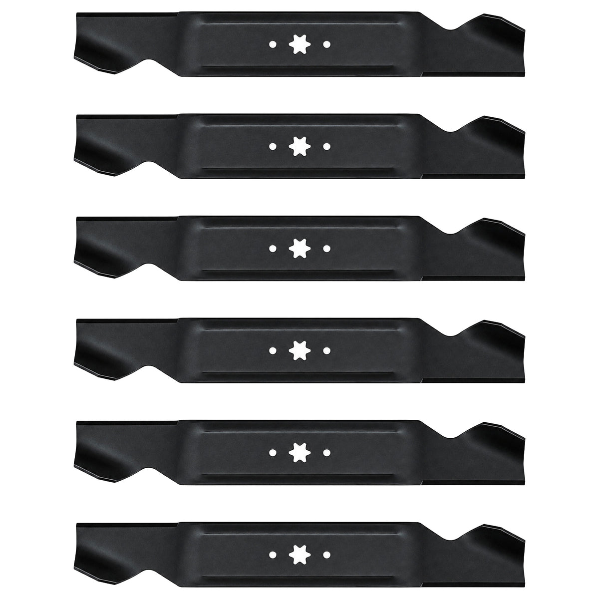 Qty 6: Hi Lift Standard Mower Blade  Fits Rotary Replaces 14058