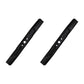 Set of 2 21 3/16" x 6 Point Star Heavy Duty Mower Blades MTD 742-04308 742-04312