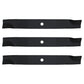 Three (3) High Lift Mower Blades Fits John Deere Mowers with 72" Decks AM102402