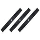 Three (3) High Lift Mower Blades Fits John Deere Mowers with 72" Decks AM102402