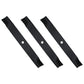 Three 72" mower blades Fits John Deere Z930A, Z950A, Z960A, Z970A ------TCU15882