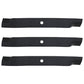 Three (3) High Lift Mower Blades Fits John Deere Mowers with 72" Decks AM102402