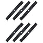 (6) High Lift Mower Blades Fits John Deere Mowers with 72" Deck AM102402 M119975