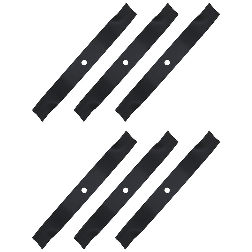 (6) High Lift Mower Blades Fits John Deere Mowers with 72" Deck AM102402 M119975