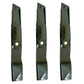 Set of 3 54" Mower Blades to fit Fits John Deere 54C decks M143520 M115496