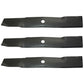 3 NEW 54C Mower Deck Blades Fits John Deere LX188 GT225 GT235 GT245 GX255