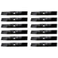 (12) Lawn Mower Blades Fits John Deere X500 X520 X534 X540 X570 Replaces M145476