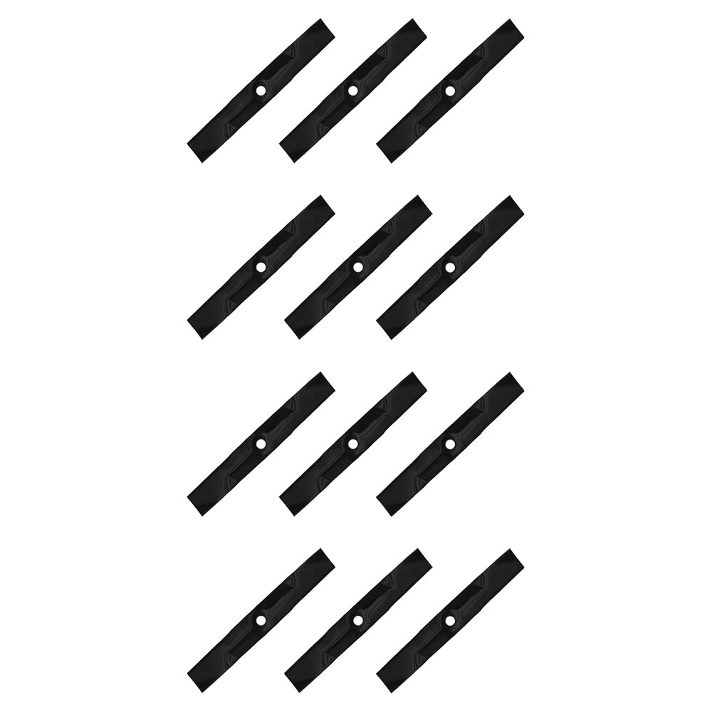 (12) Lawn Mower Blades Fits John Deere X500 X520 X534 X540 X570 Replaces M145476