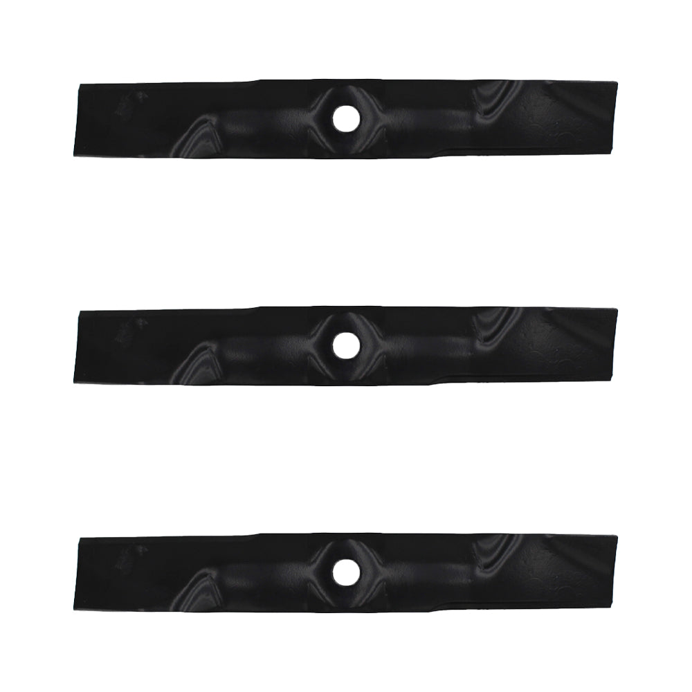 Set of 3 XHT mower blades to fit Fits John Deere 48" GT225 GT235 245 255