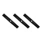 Set of 3 Heat Hardened Blades Fits John Deere M145476 M127500 M127673