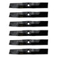 6 PACK Commercial 48" XHT mower blades to fit John DeereM127500 M127673 M145476