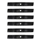 6 REPLACEMENT XHT BLADES Fits John Deere M145476 M127500- Z425 Z435 Z445 48" CUT