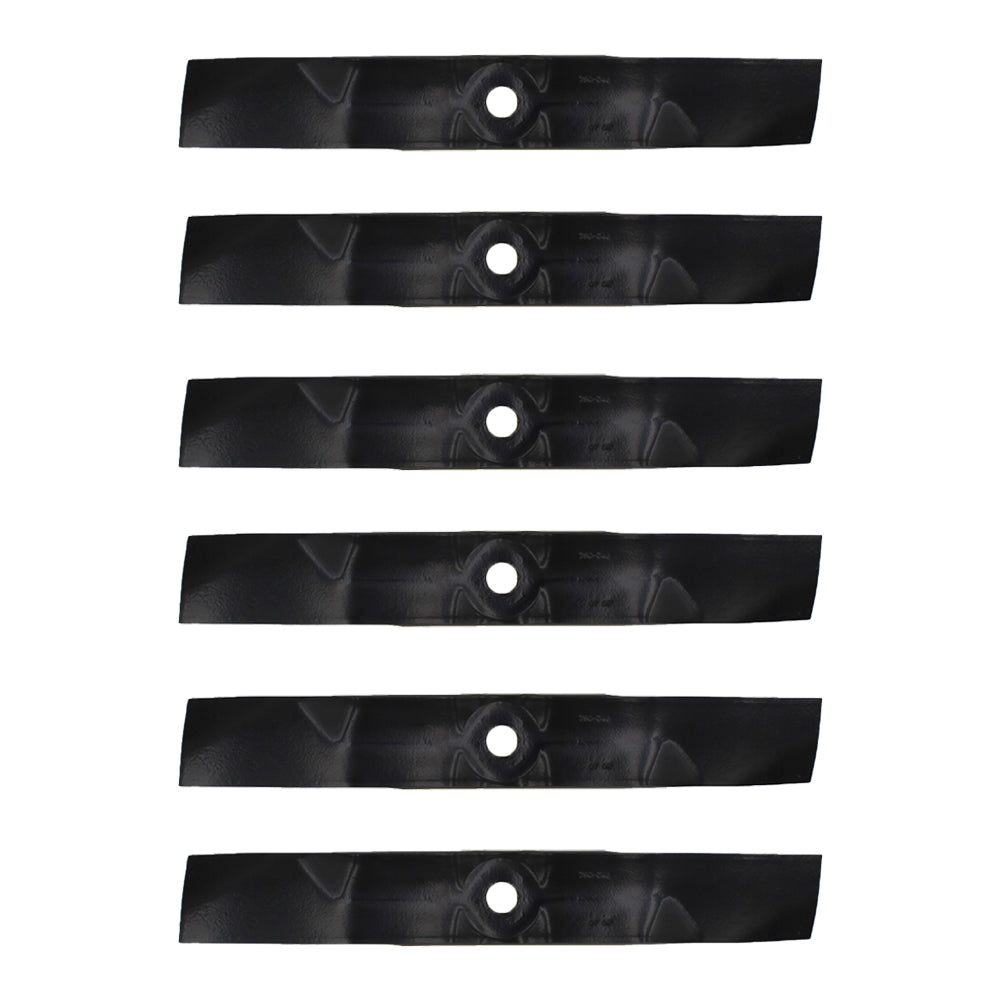 Qty 6: 48C Mower Blade
 Fits John Deere Replaces AM141907